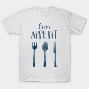 Bon Appetit - Teal T-Shirt